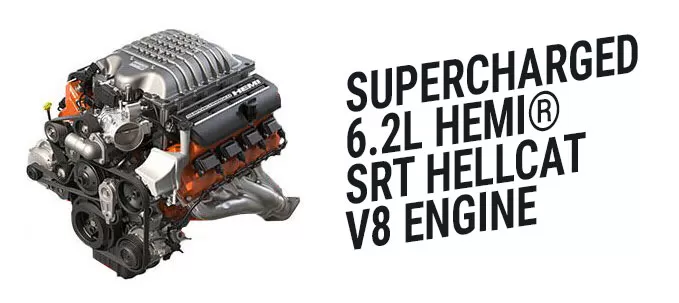 6.2 hellcat hemi engine dodge